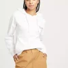 Bluza damska biała 65415-252 OFF WHITE<Cross Jeans Clearance