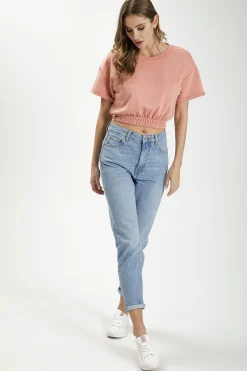 Bluza damska brzoskwiniowa 65333-303<Cross Jeans Discount