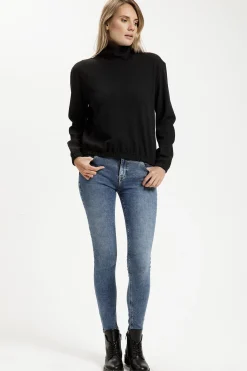 Bluza damska czarna 65395-020<Cross Jeans Outlet