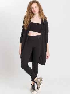 Bluza damska czarna rozpinana 65348-020<Cross Jeans Outlet