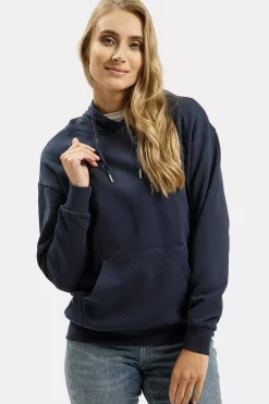Bluza damska granatowa z kapturem 65456-001<Cross Jeans Best