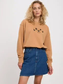 Bluza damska jasnobrązowa 65425-082 TOBACCO BROWN<Cross Jeans Discount