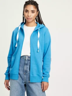 Bluza damska jasnoniebieska rozpinana 65405-538 BRIGHT BLUE<Cross Jeans Best