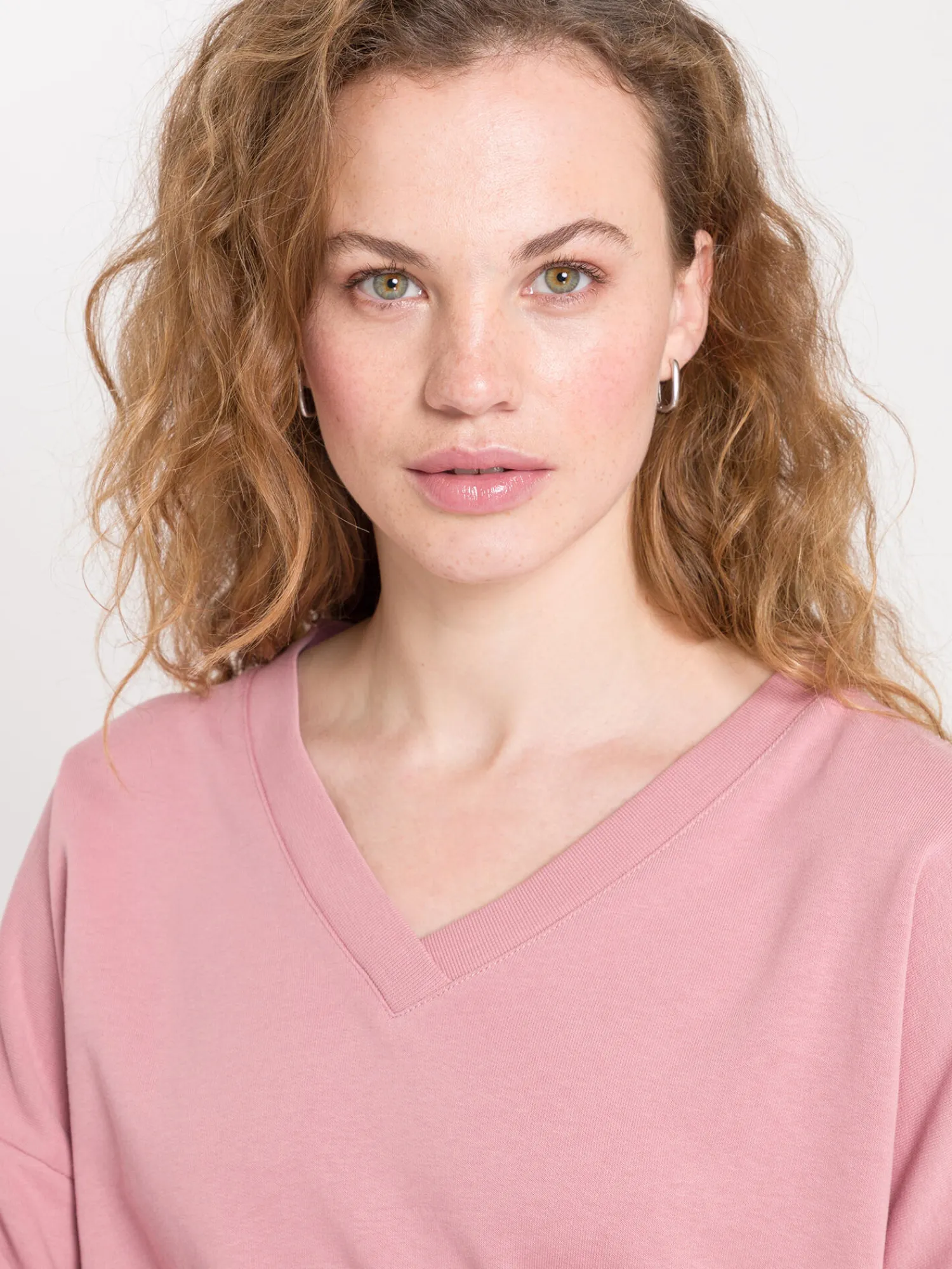 Bluza damska różowa 65349-520 LIGHT ROSE<Cross Jeans New