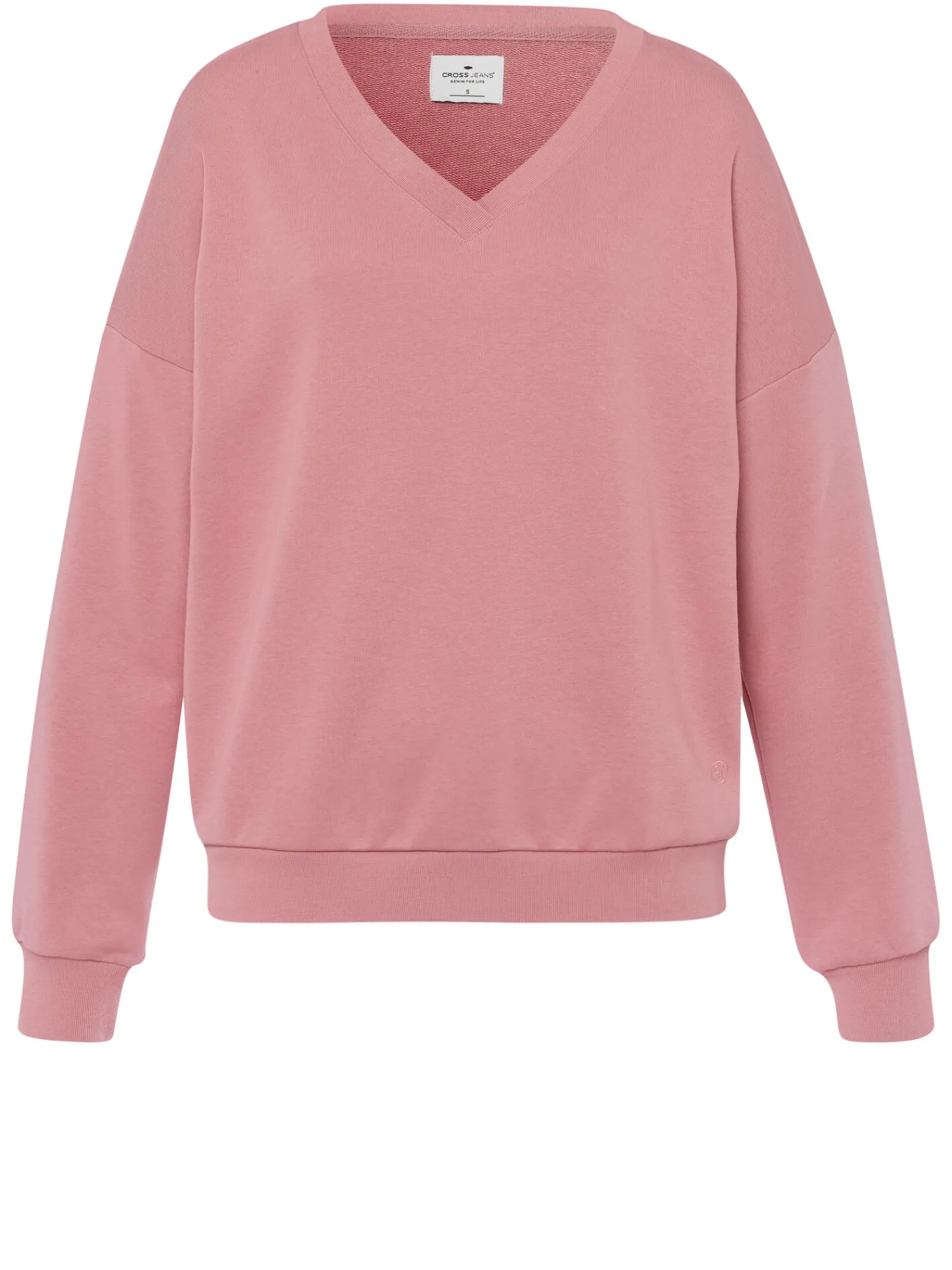 Bluza damska różowa 65349-520 LIGHT ROSE<Cross Jeans New