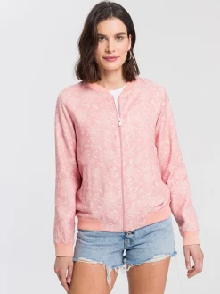 Bluza damska różowa rozpinana 65355-520 LIGHT ROSE<Cross Jeans Discount