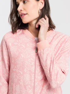 Bluza damska różowa rozpinana 65355-520 LIGHT ROSE<Cross Jeans Discount