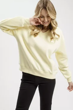Bluza damska żółta 65416-011 LIGHT YELLOW<Cross Jeans Hot