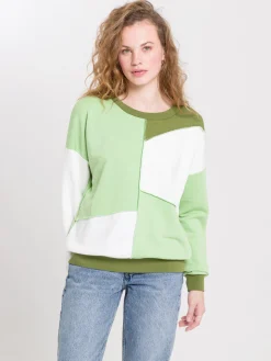 Bluza damska zielona 65351-204 LIGHT GREEN<Cross Jeans Hot