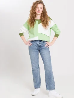 Bluza damska zielona 65351-204 LIGHT GREEN<Cross Jeans Hot