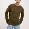 Bluza męska ciemnozielona 25458-002<Cross Jeans Discount