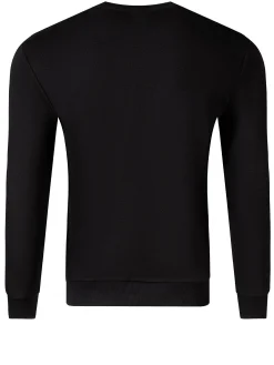 Bluza męska czarna z nadrukiem 25440-020<Cross Jeans Fashion