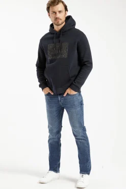 Bluza męska granatowa 25412-001<Cross Jeans Sale