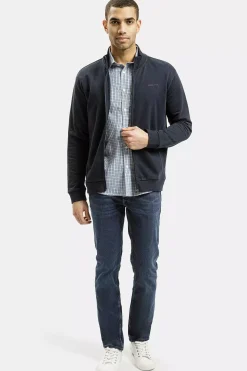 Bluza męska granatowa rozpinana 25497-001<Cross Jeans Hot