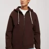 Bluza męska rozpinana brązowa z kapturem 25467-082 TOBACCO BROWN<Cross Jeans Sale