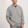 Bluza męska szara rozpinana 25495-004 GREY MELANGE<Cross Jeans Online
