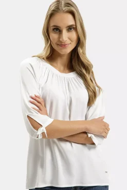 Bluzka damska biała 75437-008<Cross Jeans Discount