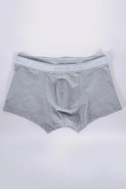 Bokserki męskie szare 0346D-004<Cross Jeans Outlet
