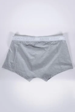 Bokserki męskie szare 0346D-004<Cross Jeans Outlet