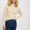 Golf damski beżowy 73341-009<Cross Jeans Discount