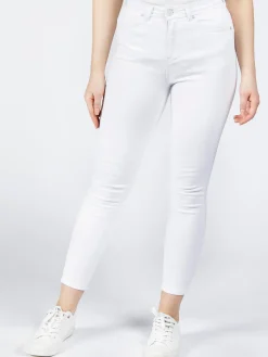Jeansy damskie białe Super Skinny Fit Judy P 429-027<Cross Jeans Outlet
