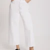 Jeansy damskie białe Wide Leg P 534-005<Cross Jeans Outlet
