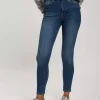 Jeansy damskie ciemnoniebieskie Super Skinny Fit Judy P 429-037<Cross Jeans Outlet