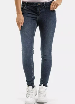 Jeansy damskie ciemnoniebieskie Skinny fit Alan N 497-315<Cross Jeans New