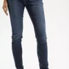Jeansy damskie ciemnoniebieskie Skinny Fit Alan N 497-313<Cross Jeans New