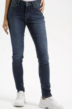 Jeansy damskie ciemnoniebieskie Skinny Fit Alan N 497-313<Cross Jeans New