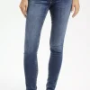 Jeansy damskie ciemnoniebieskie Skinny fit Alan N 497-142<Cross Jeans Best