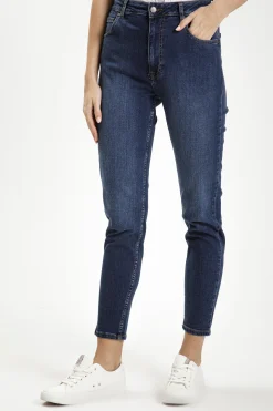 Jeansy damskie ciemnoniebieskie Joyce N 432-052<Cross Jeans Sale