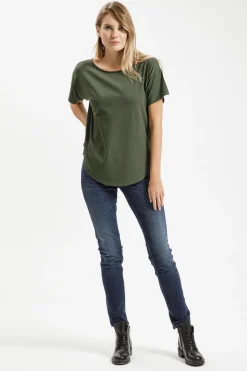 Jeansy damskie ciemnoniebieskie Straight Rosalie P 437-017<Cross Jeans Best