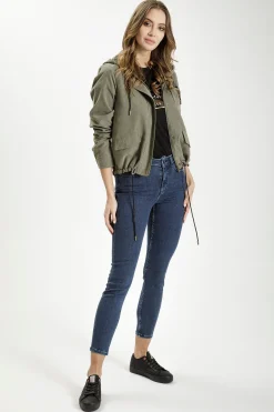 Jeansy damskie ciemnoniebieskie Super Skinny Fit Judy P 429-127<Cross Jeans Online