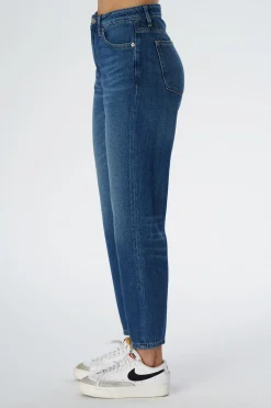 Jeansy damskie ciemnoniebieskie Straight Eliza C 4518-078<Cross Jeans Online