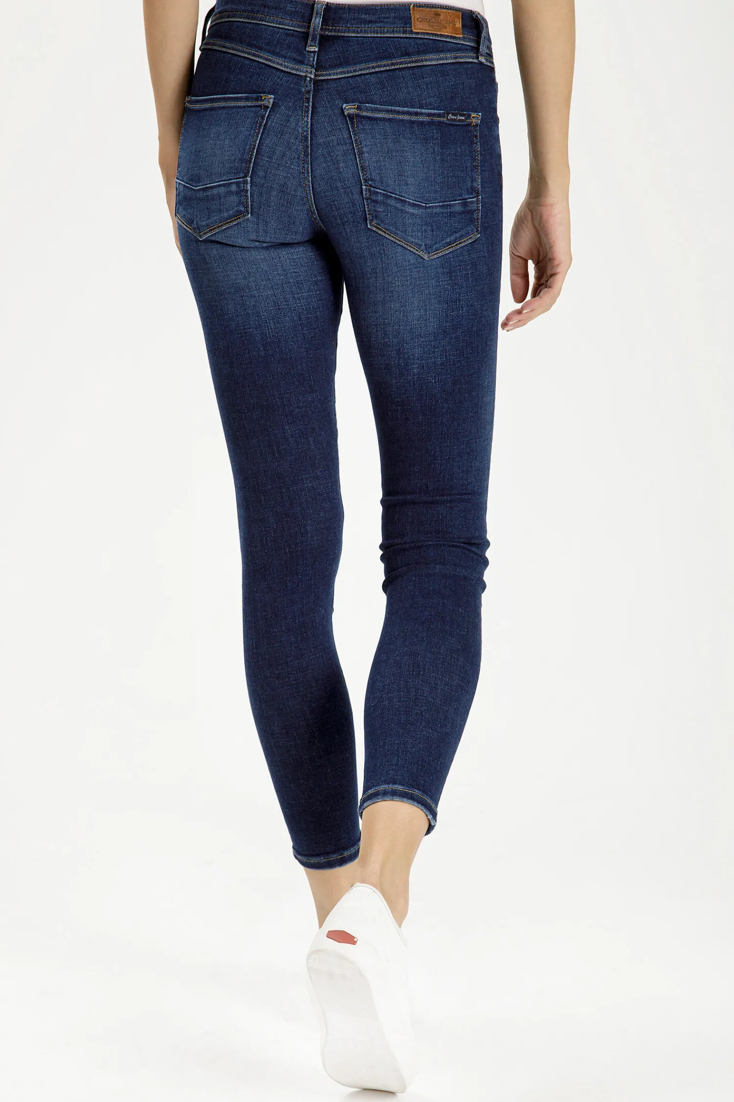 Jeansy damskie ciemnoniebieskie Super Skinny Fit Jolie P 439-008<Cross Jeans Hot