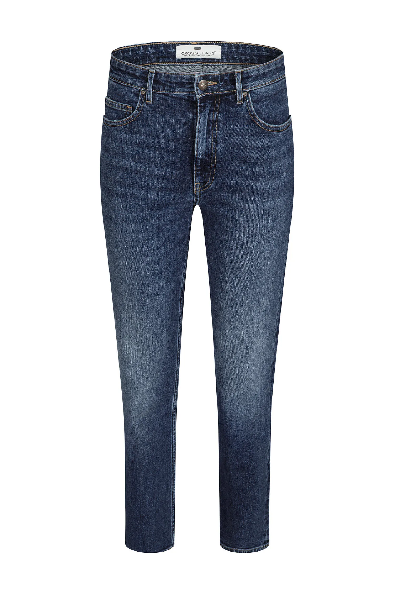 Jeansy damskie ciemnoniebieskie Straight fit Marisa P 476-048<Cross Jeans Fashion