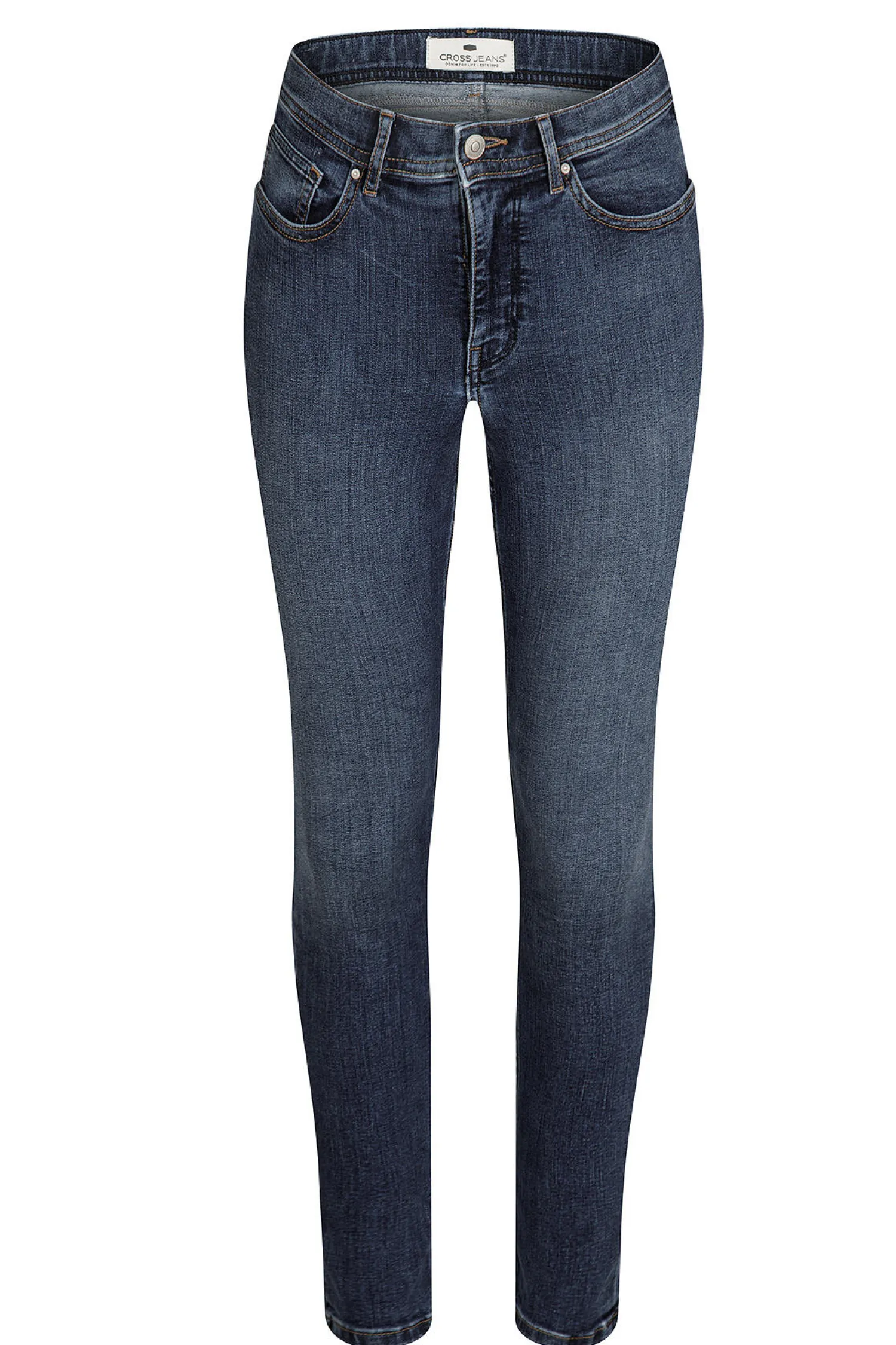 Jeansy damskie ciemnoniebieskie Super Skinny Fit Judy P 429-148<Cross Jeans New
