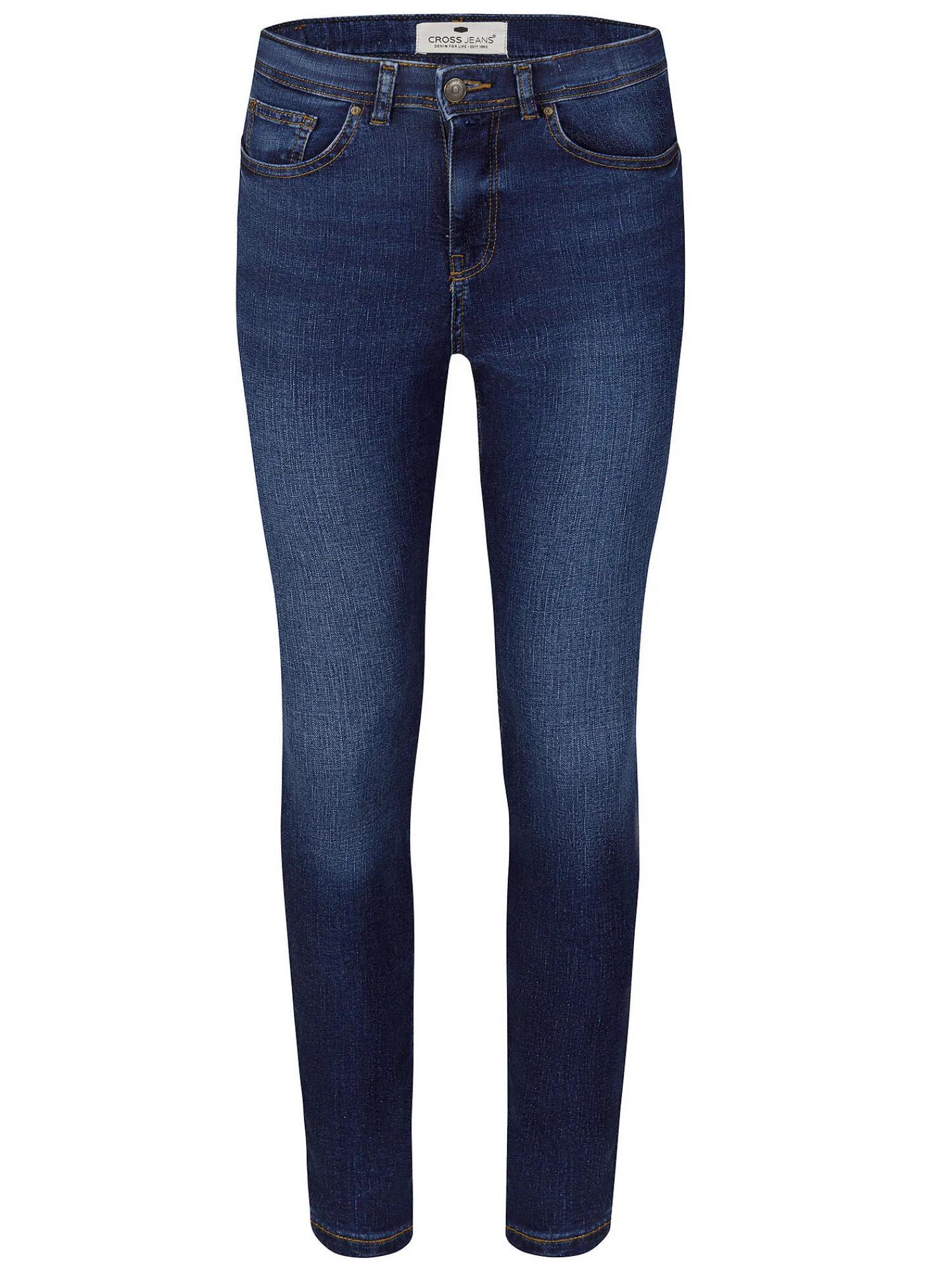 Jeansy damskie ciemnoniebieskie Super Skinny Fit Judy P 429-135<Cross Jeans Online