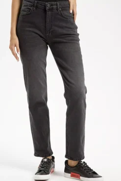Jeansy damskie czarne Regular Fit Marisa P 476-054<Cross Jeans Sale