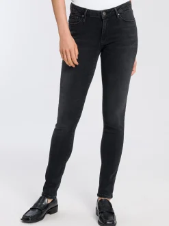Jeansy damskie czarne Skinny Fit Alan N 497-307<Cross Jeans Clearance