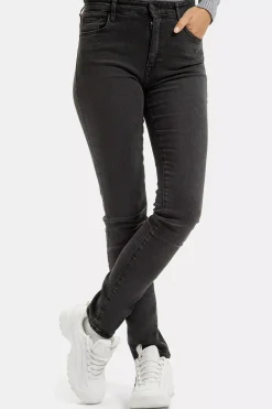 Jeansy damskie czarne Slim Fit Anya P 532-009<Cross Jeans Hot
