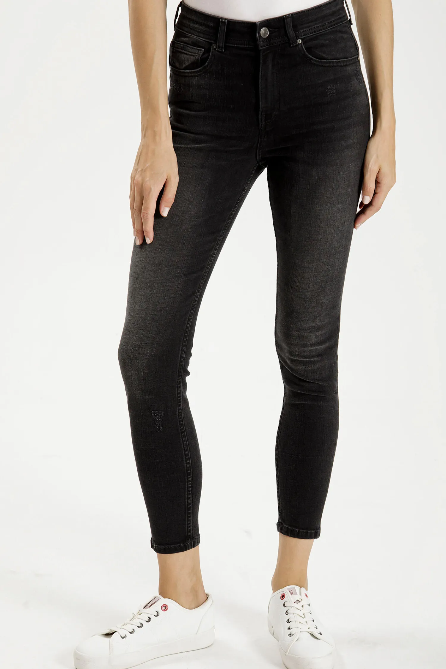 Jeansy damskie czarne Super Skinny Fit Judy P 429-115<Cross Jeans Hot