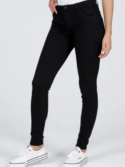 Jeansy damskie czarne Super Skinny Fit Page P 419-006<Cross Jeans Best