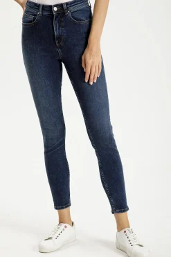 Jeansy damskie granatowe Super Skinny Fit Judy P 429-116<Cross Jeans Online