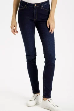 Jeansy damskie granatowe Skinny Fit Alan N 497-214<Cross Jeans New