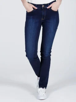 Jeansy damskie granatowe Slim fit Anya P 489-169<Cross Jeans New