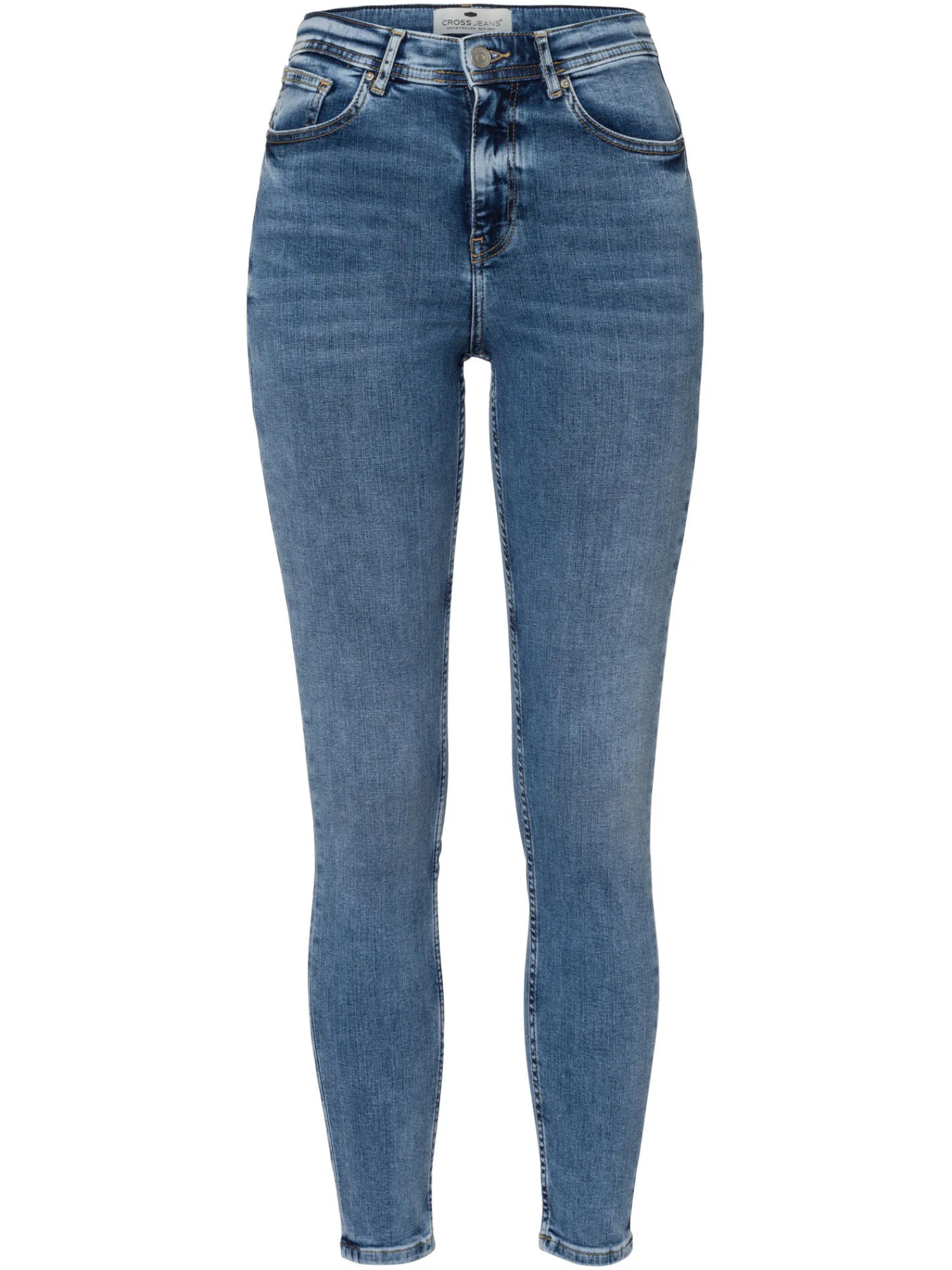 Jeansy damskie jasnoniebieskie Super Skinny Fit Judy P 429-141<Cross Jeans Fashion