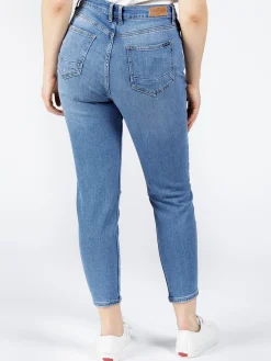 Jeansy damskie Mom Fit N 432-045<Cross Jeans Discount