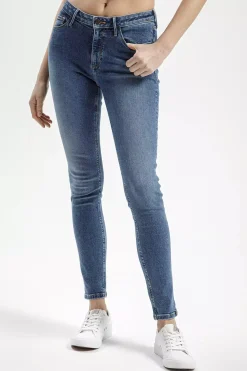 Jeansy damskie niebieskie Skinny Fit Alan N 497-230<Cross Jeans Clearance